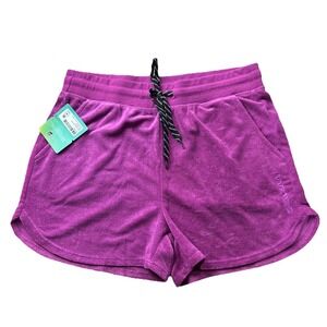 Sea Doo Terry Shorts Womens Medium Purple Jogging Running